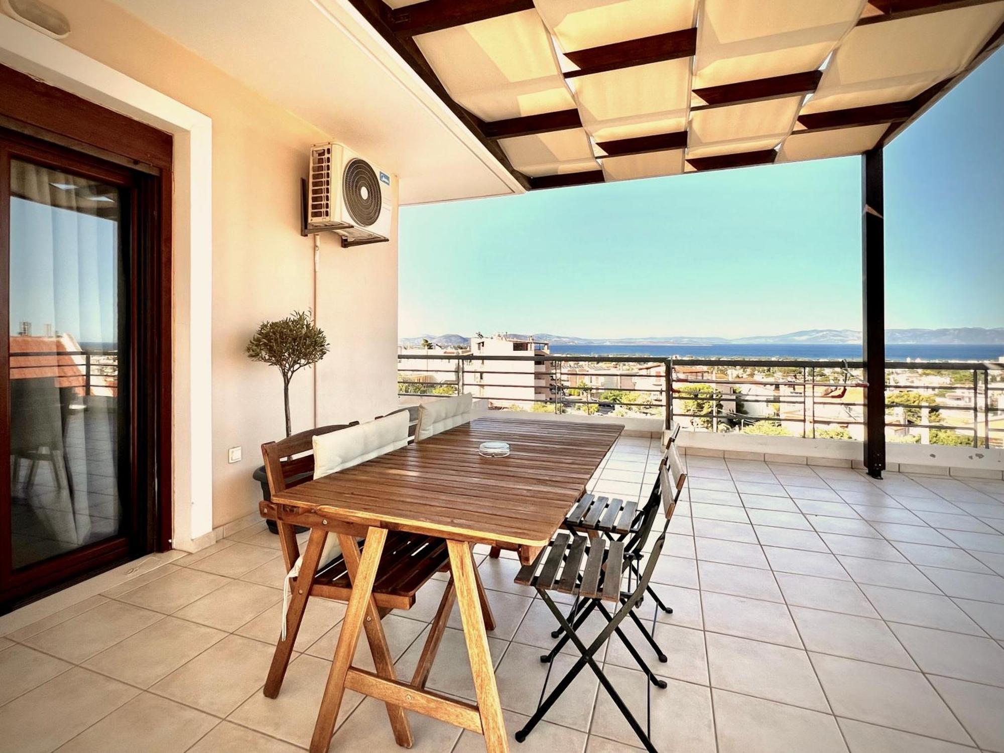 Sunrise Studio With Unhindered View To The Sea. Néa Mákri Exterior foto